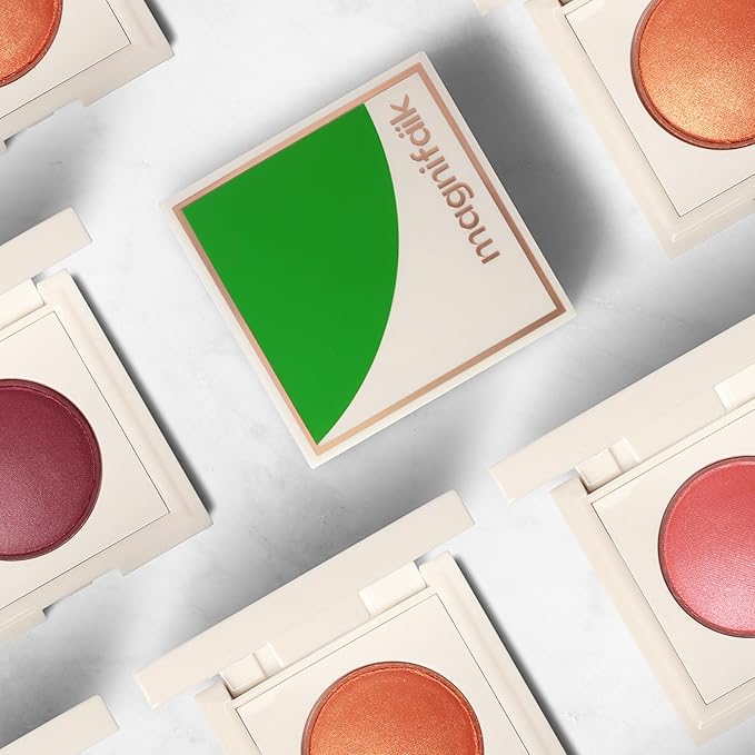 Magnifaik We Are in Color! - Cream Blush to Powder Blush with Innovative Texture - Vegan Face Makeup - Long Lasting Buildable Color - 0.12 oz