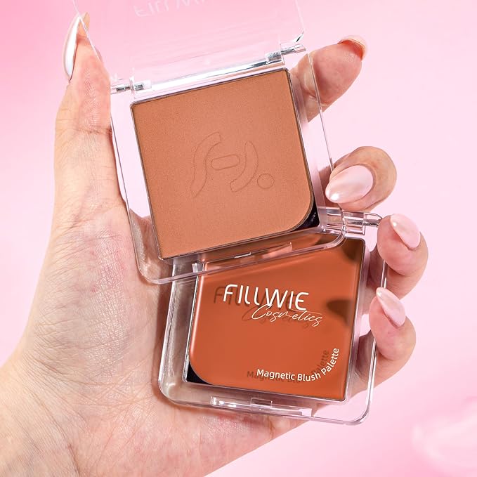 2-Pack Cream + Powder Blush Duo – Honey Clay | For Medium to Tan Skin Tones, Same-Shade Warm Brown, Lasting, Buildable, Vibrant & Natural-Looking Cheek Color | Dewy Cream + Soft-Matte Powder Finish