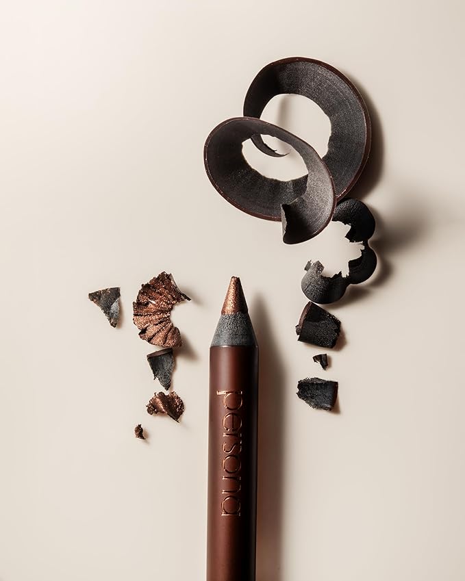 PERSONA 24HR Stone Waterproof Eyeliner Pencil | Creamy Smudgeable for Lash Line & Waterline | All-Day Wear | Vegan, Cruelty-Free | Sharpenable | Made in USA