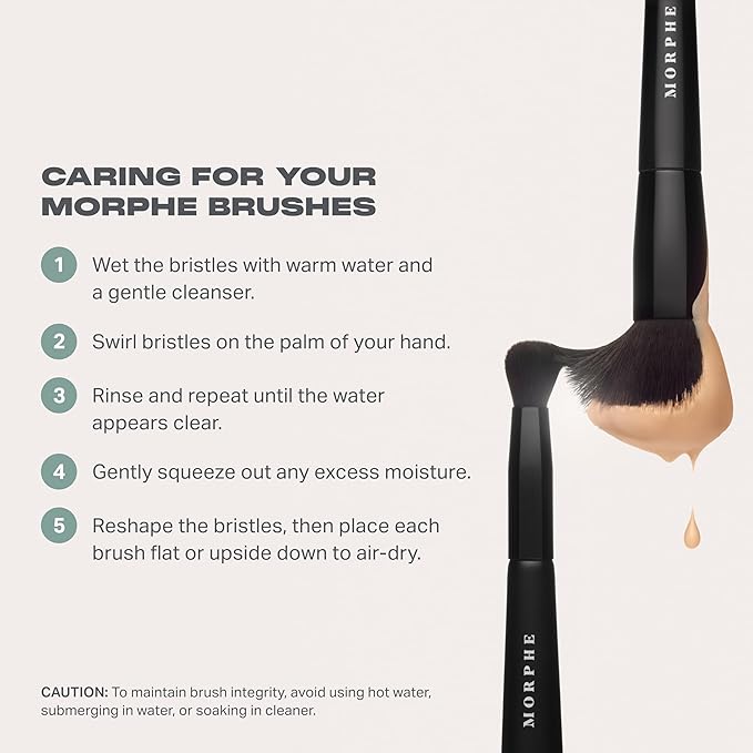 Morphe Vegan Eye Detail Brush Trio - Vegan Makeup Brushes for Powder & Cream Formulas - Cutting-Edge Synthetic Bristles - Includes V301, V303, V305 (3 Count)