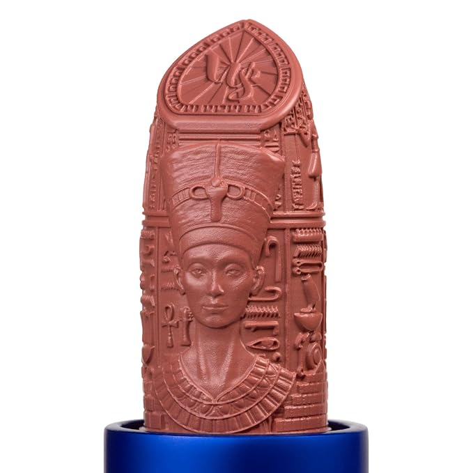 Whats Up Beauty - Egyptian Queen Collection (3 Lipsticks & 2 Liquid Eyeliners) Clean Cruelty Free Vegan Lip Eye Makeup