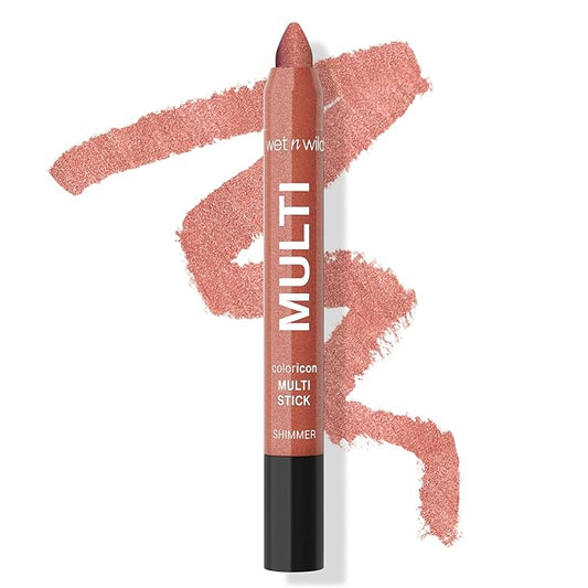 wet n wild Color Icon Cream Eyeliner Eyeshadow Multi-Stick, Moisturizing, Nourishing Velvety Cream-to-Powder Buildable & Blendable Formula, Cruelty-Free & Vegan - Born To Flirt