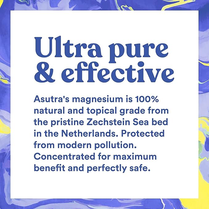 ASUTRA Magnesium Chloride Bath Flakes - FSA Eligible/HSA Approved - Relaxing Foot & Body Soaks, Epsom Salt Alternative, Rapid Absorption, FSA Foot Care, 2 lbs