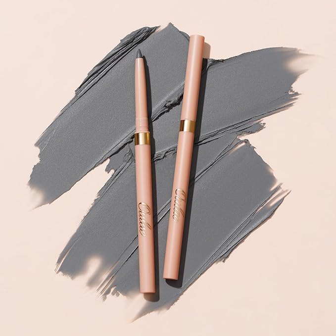 Oulac Grey Eyeliner Pencil, Waterproof Retractable Eye Liner Pen, Long Lasting Smudge Resistant, Vegan & Cruelty-Free, 14 Grey Stone