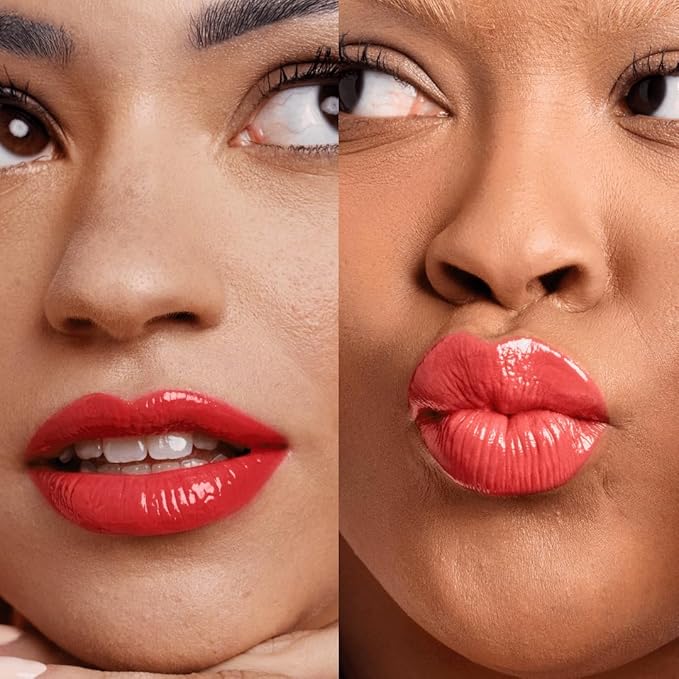 aboutface Cherry Pick Lip Color Butter – High-Shine, Hydrating Lip Balm with Pomegranate Flower Extract & Cherry Butter – Vegan, Cruelty-Free, Clean Beauty – 0.06 oz (Watermelon Take –Flamingo Pink)
