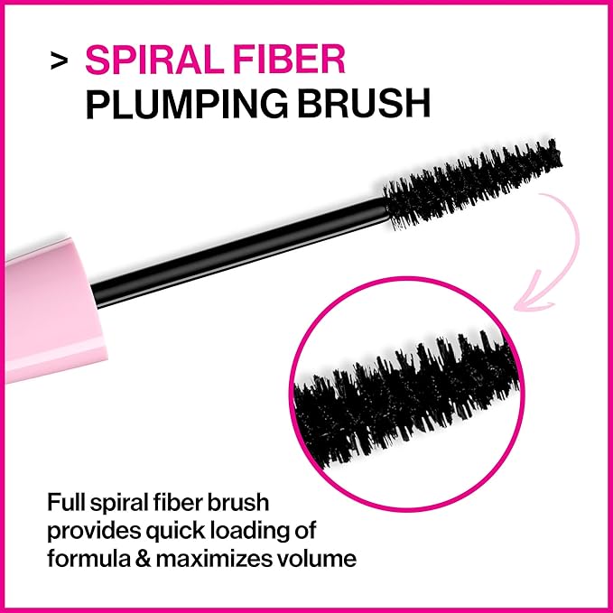 wet n wild Mascara Mega Volume Mascara, Very Black, 0.21 Ounce (Pack of 2)