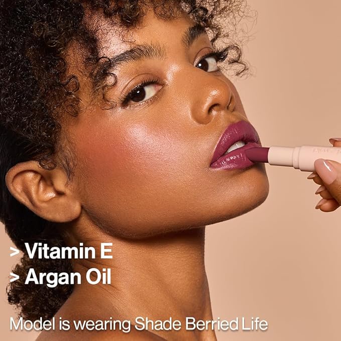 wet n wild Mega Last Lip Color, Satin Finish, Berried Life | Rich Creamy | Vitamin E | Argan Oil | Vegan