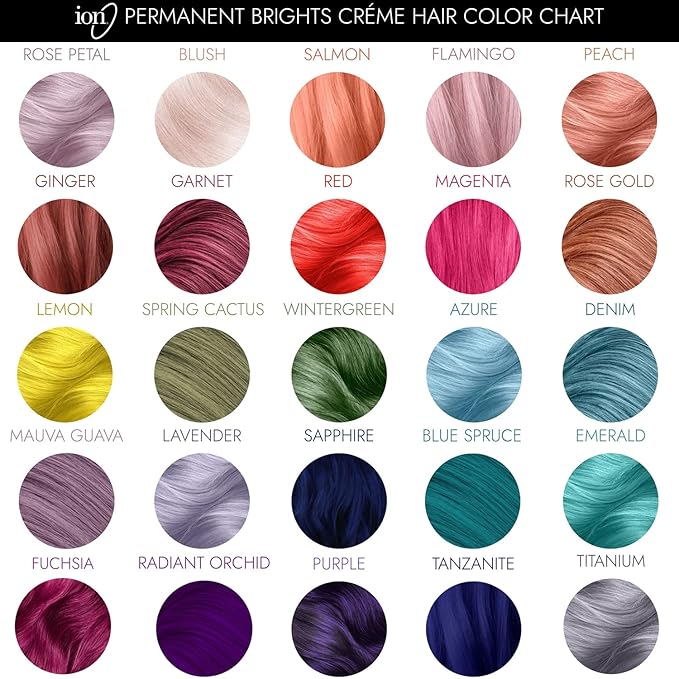Ion Permanent Brights Creme Hair Color Magenta Magenta