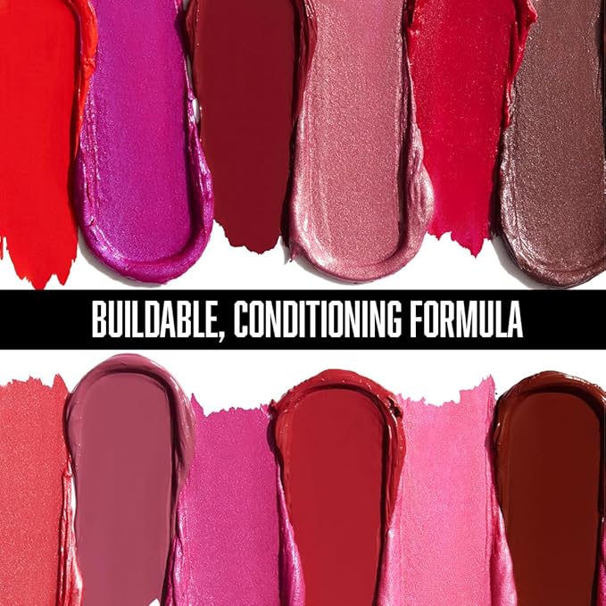 wet n wild Silk Finish Lipstick, Hydrating Rich Buildable Lip Color, Formulated with Vitamins A,E, & Macadamia for Ultimate Hydration, Cruelty-Free & Vegan - Blind Date