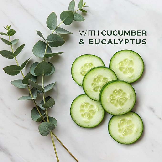 Pueblo Remedy Body Wash, Cucumber & Eucalyptus – Soothing & Invigorating Shower Gel, Vegan & Cruelty-Free, 16.9 Oz