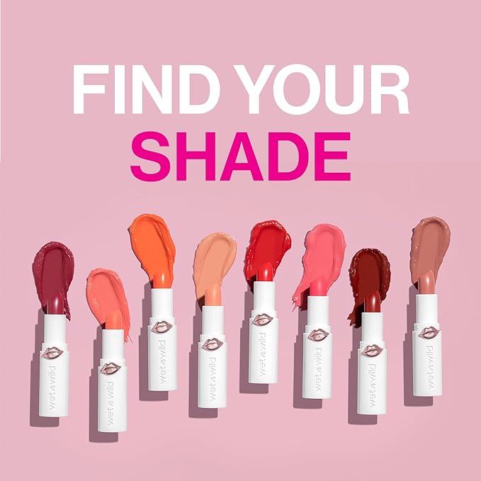 wet n wild Mega Last High-Shine Lipstick Lip Color,Infused with Seed Oils For a Nourishing High-Shine,Buildable & Blendable Creamy Color,Cruelty-Free & Vegan - Clothes Off,(Pack of 2)