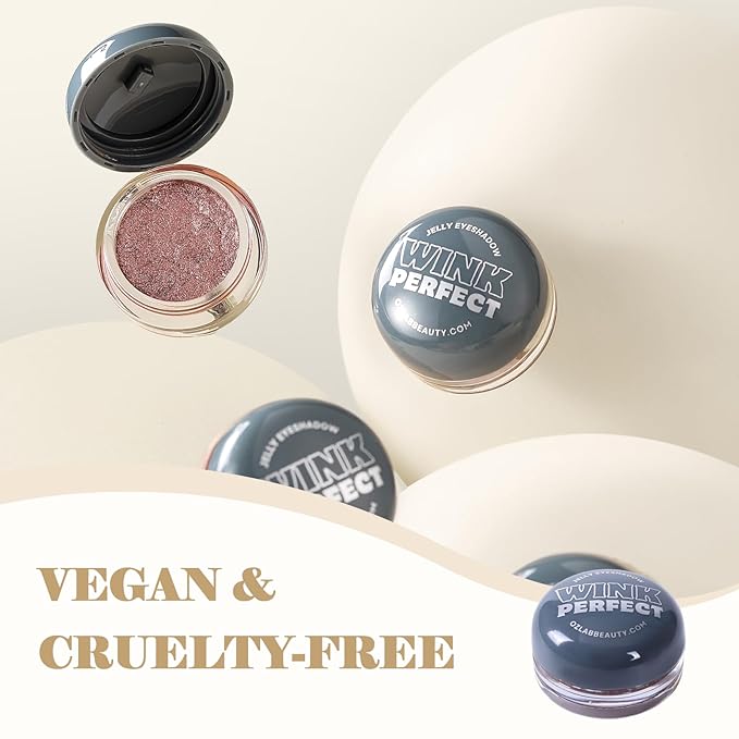 Wink Perfect Jelly Cream Eyeshadow – High-Shine Shimmer, Buildable & Long-Lasting, Lightweight Cream-to-Powder Eye Shadow, Vegan & Cruelty-Free (02 Sunset Sizzle, 0.18 oz / 5.1 g(PACK OF 1))