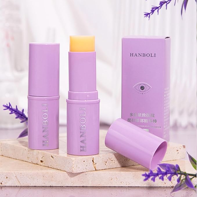 3Pcs Hydrating Under Eye Balm Stick, Multi Balm Stick, Eye Cream for Dark Circles and Puffiness, Moisturizing Korean Skin Care Reduce Wrinkle Vegan & Cruelty-Free