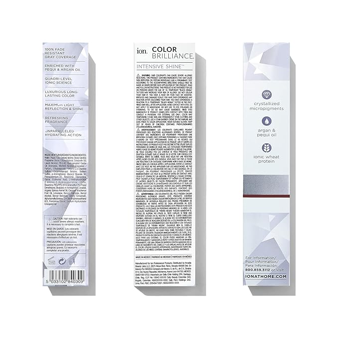 Ion Permanent Creme Hair Color 6RC Moccachino, Vegan, Cruelty Free, PPD Free, 100% Gray Coverage, Long Lasting, Fade Resistant Color, 2.05 oz