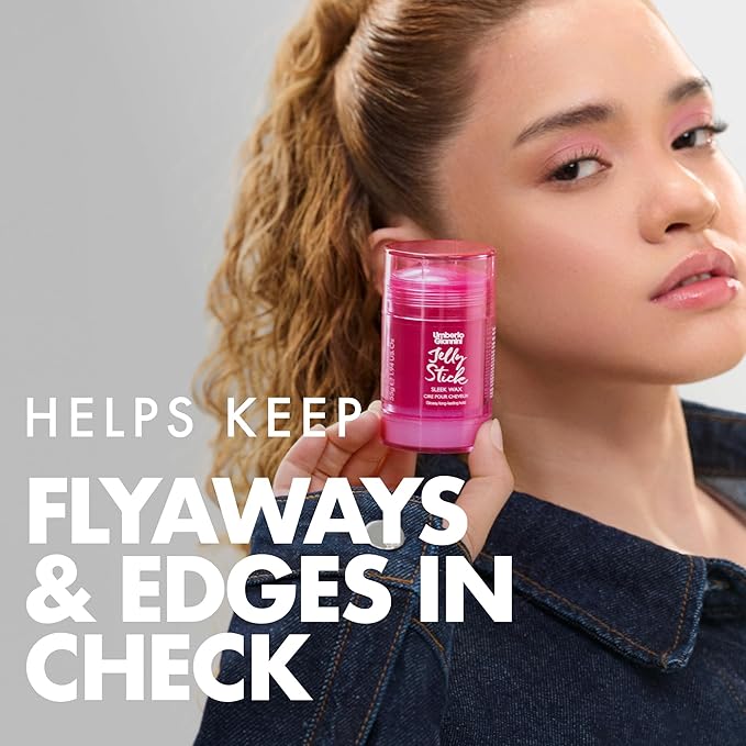 Umberto Giannini Curl Jelly Slick Back Duo - Includes Curl Scrunching Jel & Jelly Slick Stick for Styling - Suitable for all Waves, Curls & Coils