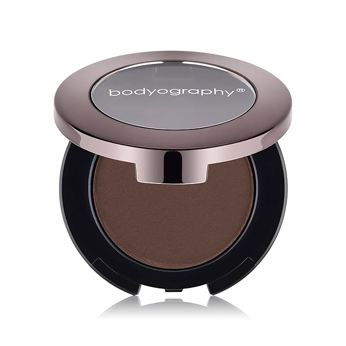 Bodyography Expressions Eye Shadow – Sable (Deep Brown (Matte)), Multi-Functional, Long-Wearing Powder for Eyes, Cheeks & Brows, Buildable, Silky Finish, Vegan, Talc-Free