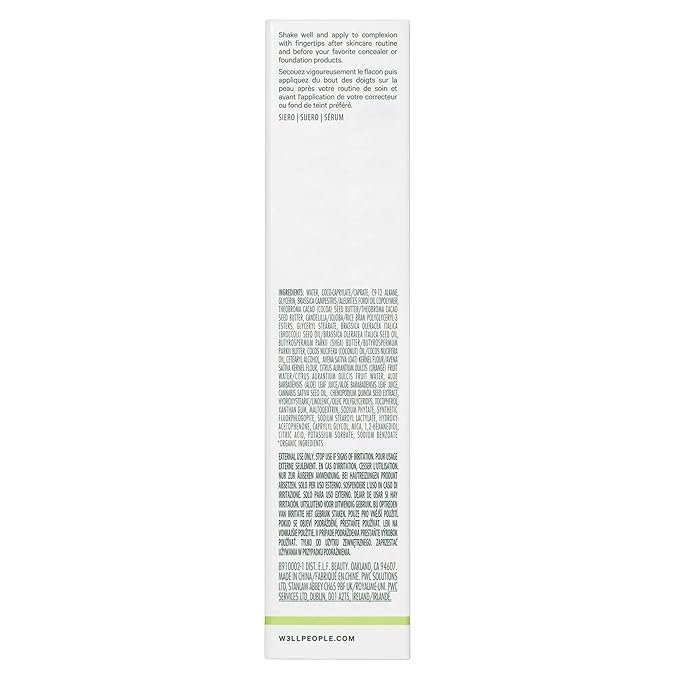Well People Bio Brightener Priming Serum, Nourishing Primer For Long-Lasting Makeup & A Healthy Glow, Brightens & Soothes Skin, Vegan & Cruelty-free