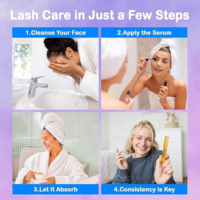Eyelash Growth Serum – Advanced Lash Serum For Lashes Growth - Boost Longer, Fuller, Thicker Lashes with Root Activating Formula | Vegan & Cruelty-Free | Sensitive Eyes Safe | 5ml