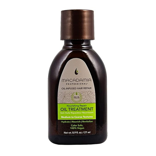 Macadamia Professional Nourishing Hair Repair Oil Treatment – Hair Care Sulfate & Paraben Free Natural Organic Cruelty-Free Vegan Hair Products, 0.9 oz