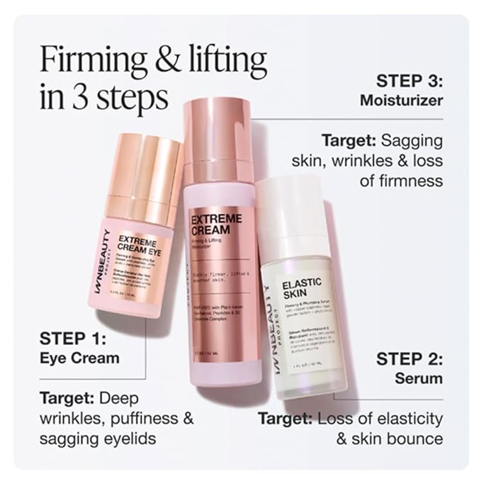 INNBEAUTY Project Elastic Skin Firming & Plumping Growth Factor Serum with Copper Peptides, 1 OZ (30ml)