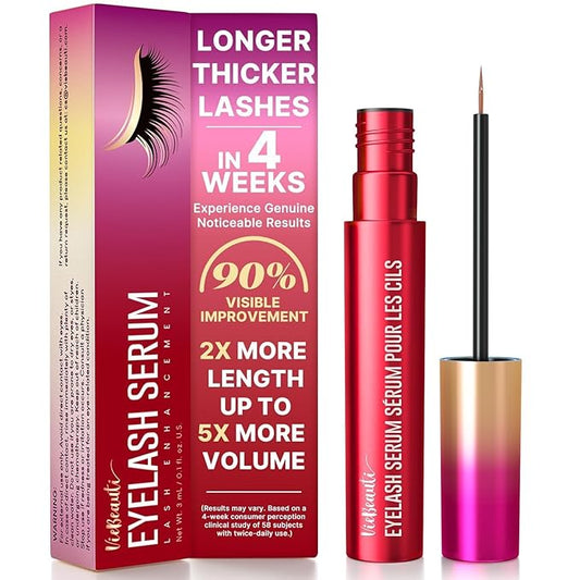 VieBeauti Eyelash Serum for Daily Lash Care, Gentle PGA-Free Lash Conditioning Serum to Support Healthier Looking Lashes, Vegan & Cruelty-Free