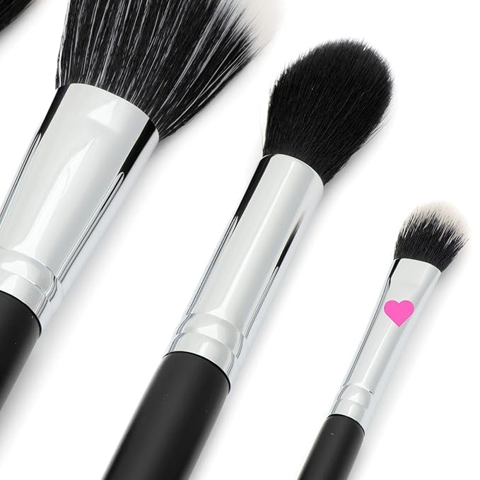 Nose Contour Makeup Brush - Beauty Junkees Pro Detailer with Dome Bristles for Precision Contouring the Nose, Lips and Eyes with Cream, Powder and Mineral Cosmetics; Soft Synthetic Vegan Cruelty Free