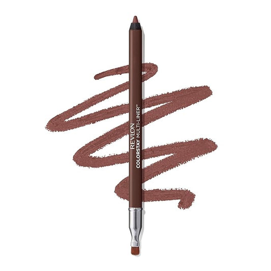 Revlon ColorStay Multi-Liner, Creamy Formula, Multiuse For Lips, Eyes & Face, Precision Brush for Easy Blending, 003 Less Traced