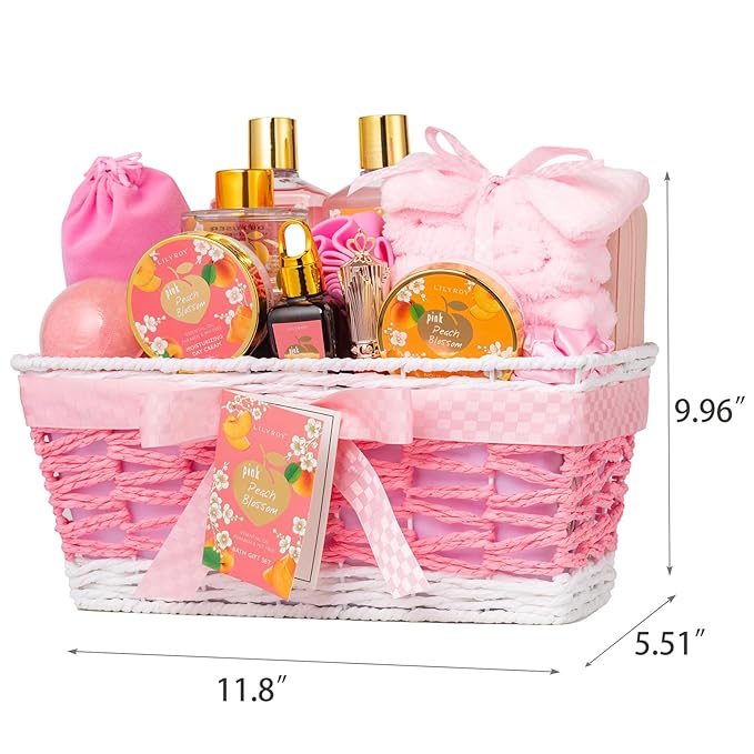 Mothers Day Gifts for Women - 23Piece Relaxing Bath and Body Gift Baskets Set Spa Gift Baskets for Women, Gift Sets | Gift for Mom, Birthday, Christmas, Holiday, Anniversary, Valentines Day Gift