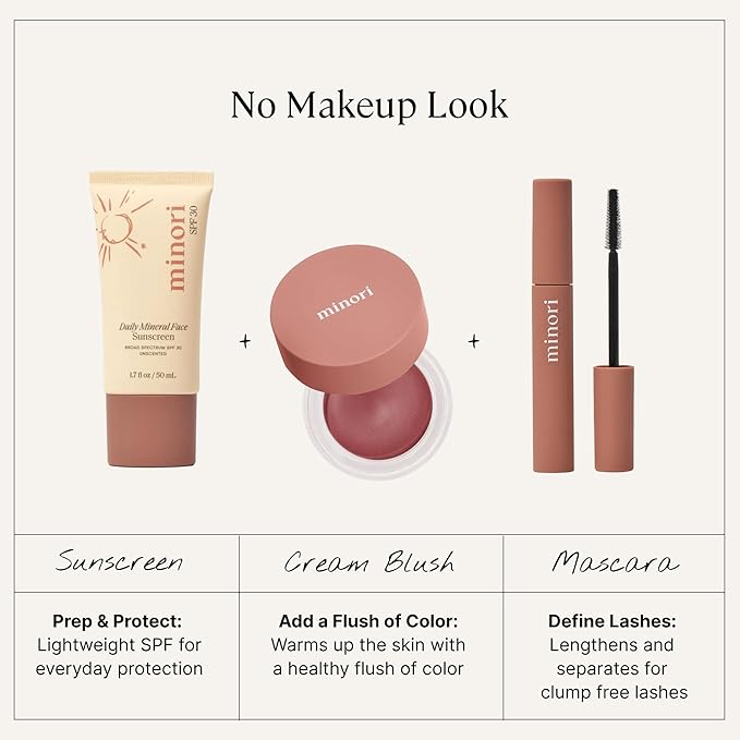 Minori Cream Blush, Orchid, Creamy Multi-Use Blush for Cheeks, Lips & Eyes, Vegan & Cruelty-Free, Smooth Lightweight Texture, 4.9g
