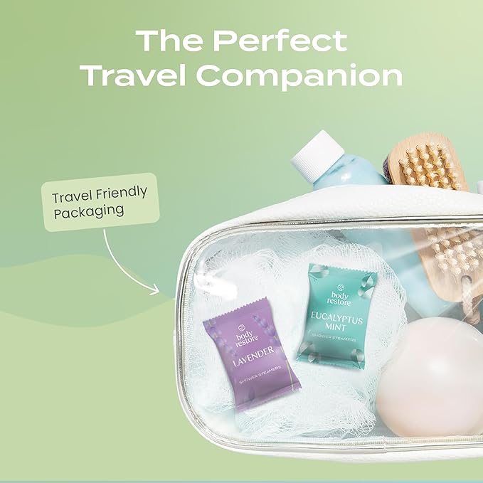 Body Restore Bath Bombs Aromatherapy 15 Pack – Birthday Gifts for Women, Men, Easter Basket Stuffers, Stress Relief, Relaxation, Self Care – Tea Tree Shower Steamers