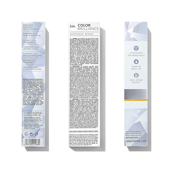 ion Permanent Creme Hair Color 10G Lightest Golden Blonde, Vegan, Cruelty Free, PPD Free, Gray Coverage, 2.05 oz