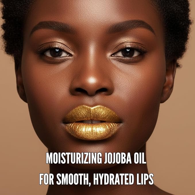 Mynena Yellow Gold Shimmer Lip Gloss Non-Sticky Filled with Iridescent Sparkles | Lightweight Lip Topper | Paraben-Free | Demi-Sheer Lipgloss from Cosplay to Everyday Glam | ISunny