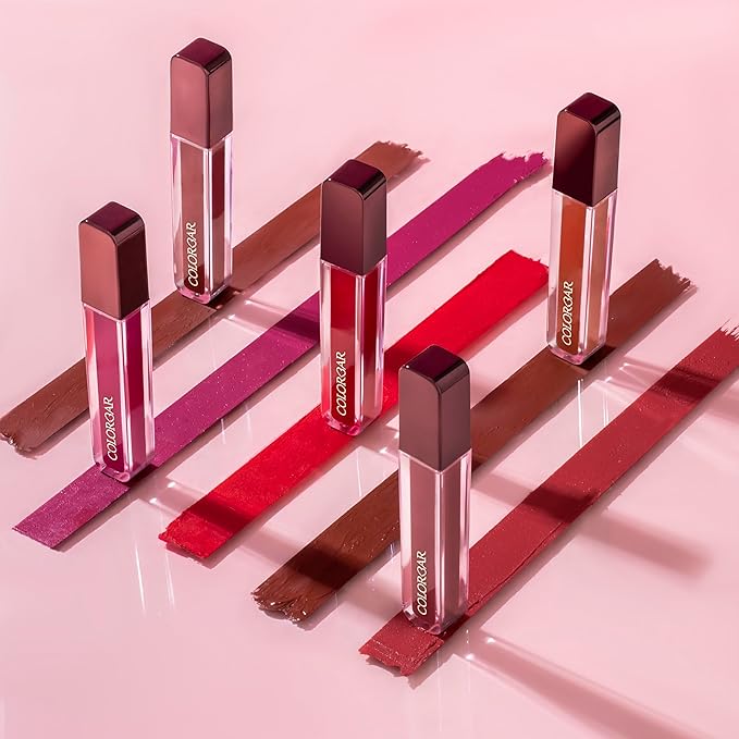 Colorbar Powerkiss Vegan Matte Lipcolor - Hydrating Matte Lipstick - Talc-Free and Highly Pigmented Liquid Lipstick - 001 Show Down - 0.16 oz
