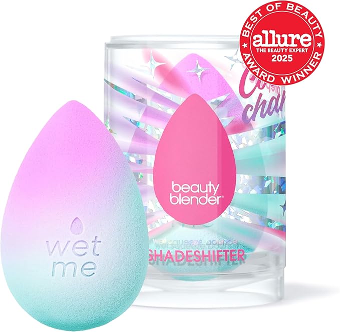 Beautyblender® | Wave Beauty Blender Makeup Sponge, Super-Soft Foam Easily Blends Foundations, Powders & Creams, Made in USA, Reusable, Washable, Streak Free Application, Vegan, Cruelty Free