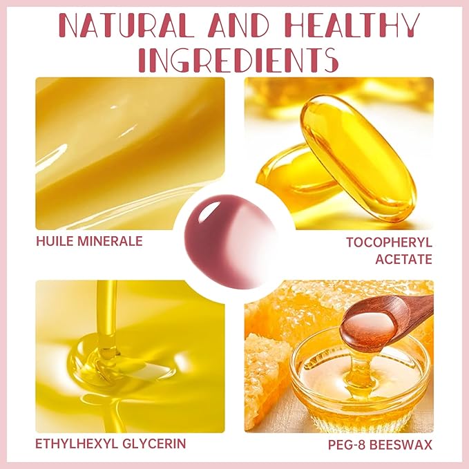 Nourishing Lip Gloss Moisturizing High Shine Fresh Lightweight Glossy Plumping Lip Combo for Women, Long Wear Lip Glow Oil with Brown Lip Liner Set Non-Sticky Liquid Lipstick Makeup#12