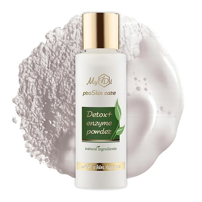 Enzyme Exfoliating Cleanser - Powder-to-Foam Exfoliating Face Wash - Fragrance-Free Face Scrub for Women & Men with Vitamin C, Papain Enzymes, Coenzyme Q10 - For All Skin Types - 2.1 oz