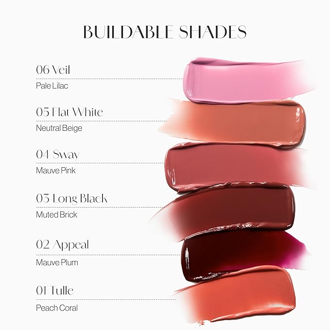 BEIGIC Flush Lip & Cheek Balm - Vegan Buildable & Blendable Multiuse Balm | Natural Flush & Glow | Glowy Blush for Cheeks | Dewy Korean Make Up Cream Blush | 01 Tulle - Peach Coral, 0.14 fl.oz
