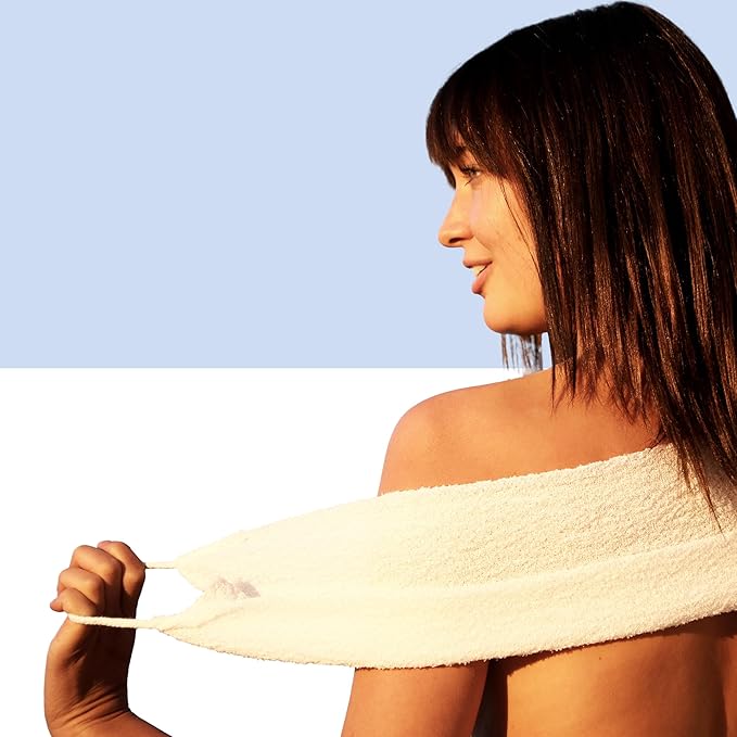 AFTERSPA Bath & Shower Exfoliating Wash Cloth (1 Count (Pack of 1), 1, Count)