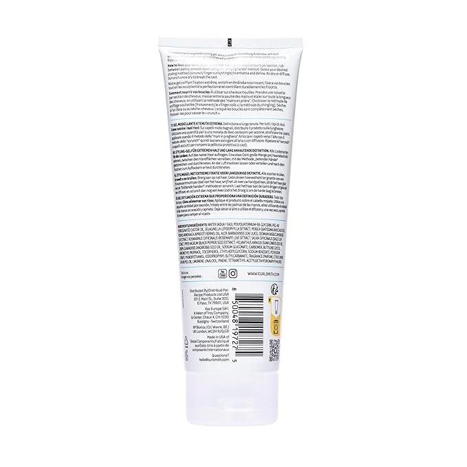 CURLSMITH - In-Shower Style Fixer - Vegan Extreme Hold Styling Gel for Dry,Wavy,Curly or Coily Hair (8oz),(Pack of 2)
