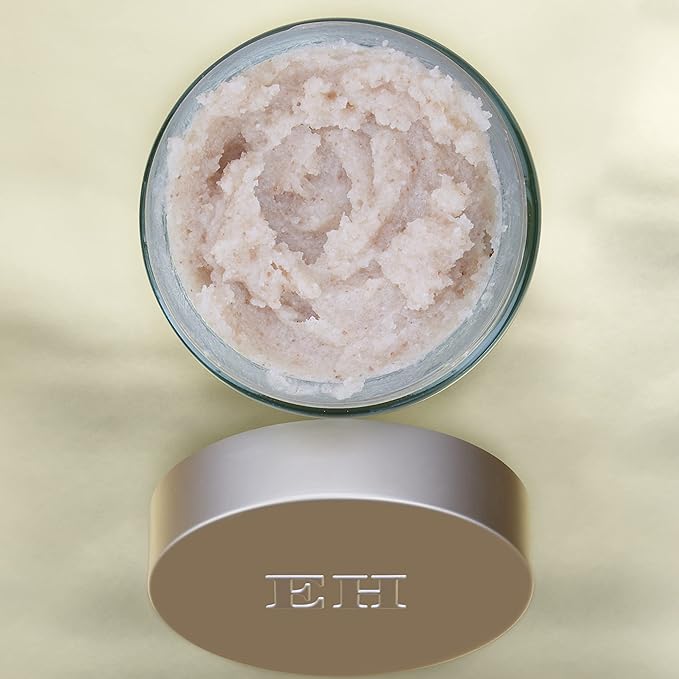 Emma Hardie 350g Moringa Luxury Body Scrub with Himalayan Pink Salt, Moringa and Sweet Almond Oil, Detoxifies and Exfoliates Skin, For All Skin Types, Vegan & Cruelty Free