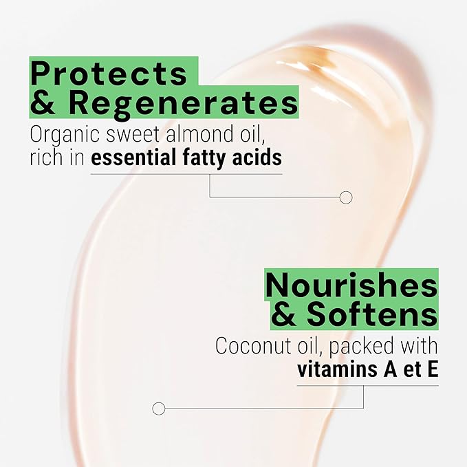 Panier des Sens - Almond Moisturizing Body Wash for Women & Men - Gentle Shower Gel with 96% Natural Ingredients for Normal & Sensitive Skin - Body Care Made in France, SLS Free, Vegan - 6.8 Fl Oz