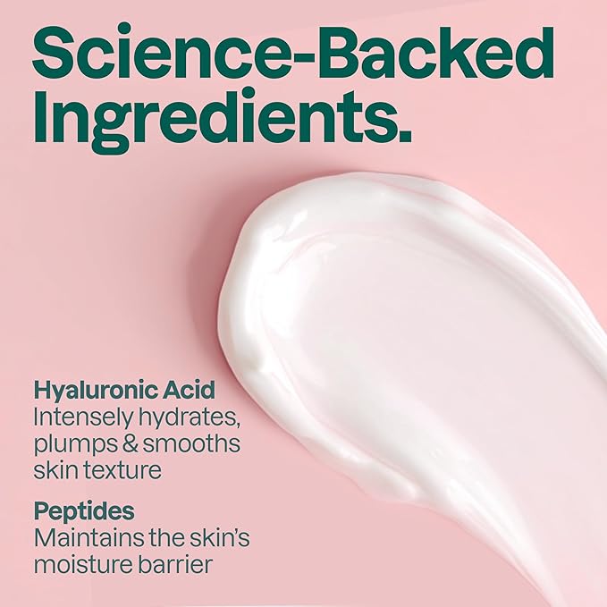 ATTITUDE Anti Aging Face Cream, With Hyaluronic Acid, Peptides & Ceramides, For Wrinkles & Fine Lines, Fragrance Free Skincare, Dermatologically Tested, For Women & Men, EWG Verified, Vegan, 1.7 Fl Oz