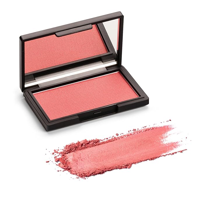 Phase Zero Makeup Powder Blusher | "Tantrum" | 6.7g / 0.24 oz. | Pigmented, Buildable, Lightweight Powder Blush for a Radiant, Healthy, Natural Glow Versatile Shades | Pink, Coral, Peach & Golden Hues