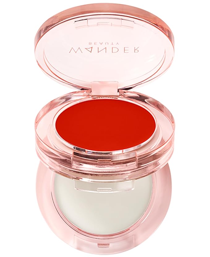 Wander Beauty Double Date Lip & Cheek - Be Mine/Swipe - 4-in-1 Cream Blush & Lip Tint - Blush, Lip Moisturizer, Lip Balm, & Eye Gloss - Multitasking Eye, Cheek, and Lip Makeup With Green Tea - 0.07 oz