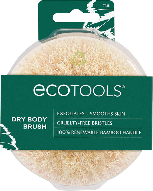 Dry Brush, Gentle Exfoliating Scrubber for Skincare and Beauty, Pore Cleansing, Pink