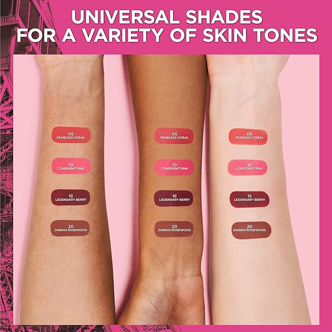L'Oreal Paris Infallible Up to 24H Fresh Wear Soft Matte Blush, Blendable, Long-Lasting and Waterproof Cheek Make Up, Daring Rosewood 20, 0.31 Oz