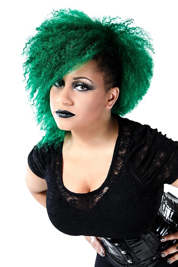 MANIC PANIC Classic Green Envy Semi Permanent Hair Color - Emerald Green Hair Dye for Women & Men That Lasts 4-6 Weeks - Vegan, Ammonia & Cruelty-Free - Create & Mix Custom Shades (4oz)