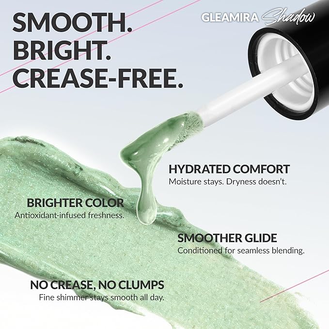 BEPHOLAN Green Liquid Eyeshadow With Subtle Shimmer.Waterproof,Long-Lasting, Neutral Naked Smooth Creamy Eyeshadow Lightweight(Bali Rain 03#)