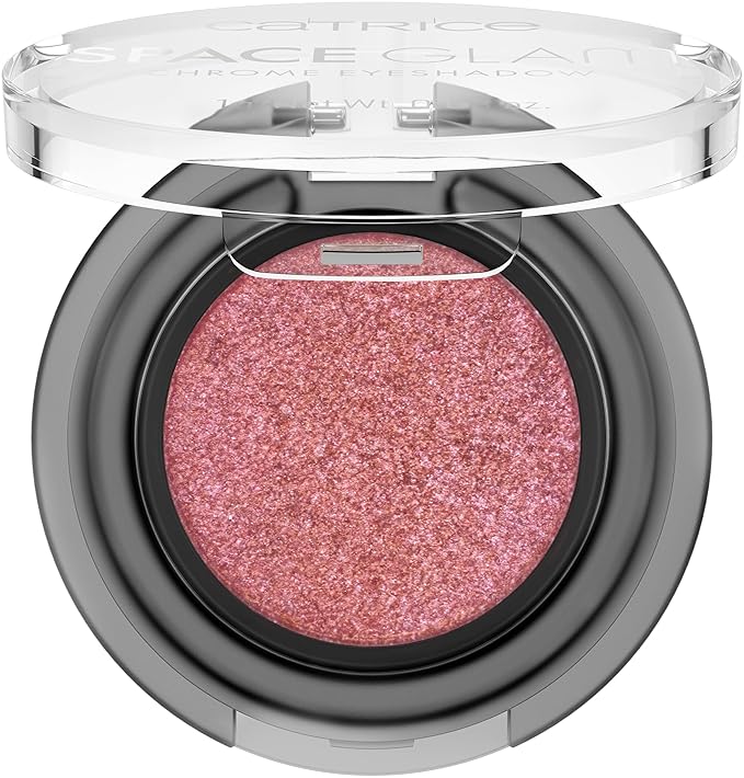 Catrice | Space Glam Chrome Eyeshadow | Duo Chrome, Highly Pigmented, Holographic Shimmer | Vegan & Cruelty Free | Without Parabens & Microplastic Particles (050 | Cosmic Coral)