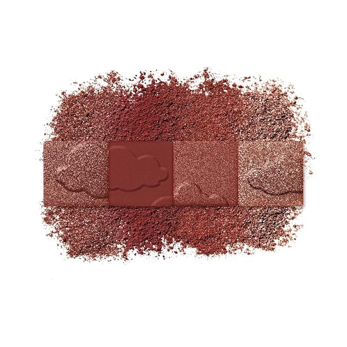 COVERGIRL Clean Fresh Clean Color Eyeshadow Palette, Shimmer Finish, Vegan Formula - Candlelit Burgundy, 4g (0.14 oz)